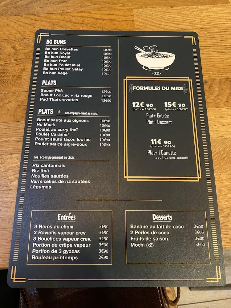 La Cantine Viet-Thai 92 - Menu Image 1